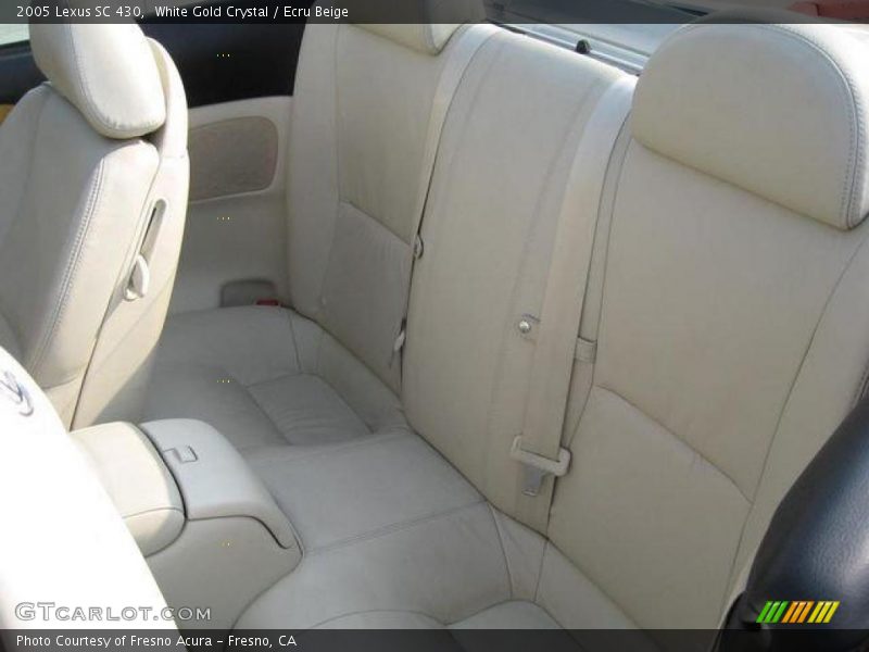 White Gold Crystal / Ecru Beige 2005 Lexus SC 430