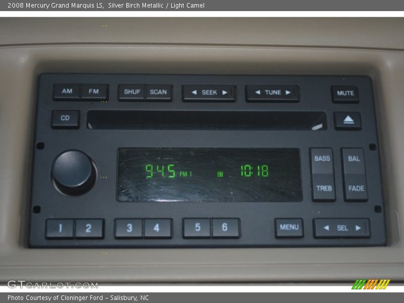Silver Birch Metallic / Light Camel 2008 Mercury Grand Marquis LS