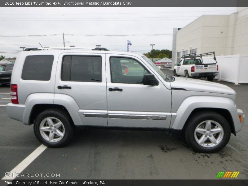 Bright Silver Metallic / Dark Slate Gray 2010 Jeep Liberty Limited 4x4