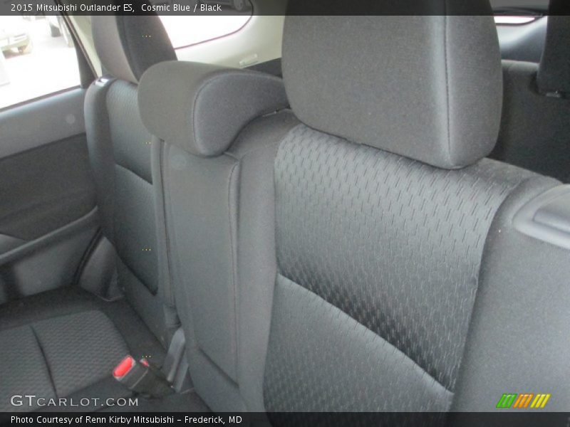 Cosmic Blue / Black 2015 Mitsubishi Outlander ES