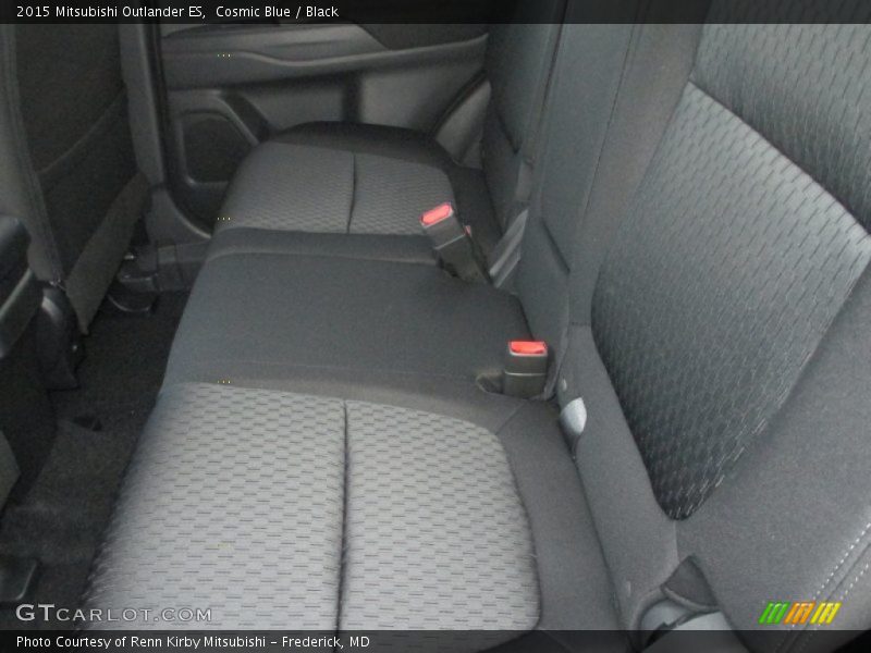 Cosmic Blue / Black 2015 Mitsubishi Outlander ES