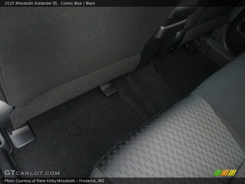 Cosmic Blue / Black 2015 Mitsubishi Outlander ES
