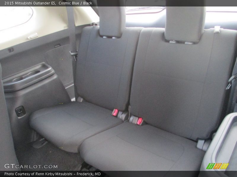 Cosmic Blue / Black 2015 Mitsubishi Outlander ES