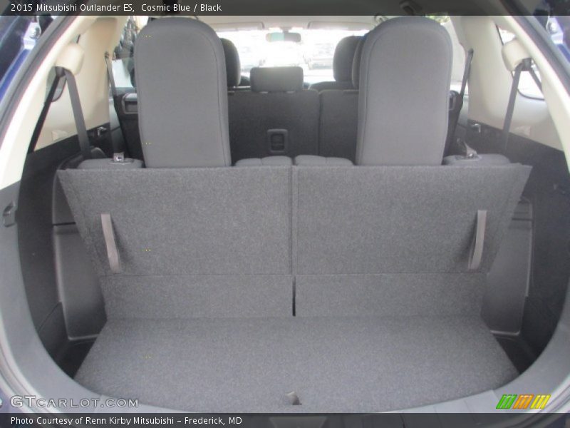 Cosmic Blue / Black 2015 Mitsubishi Outlander ES