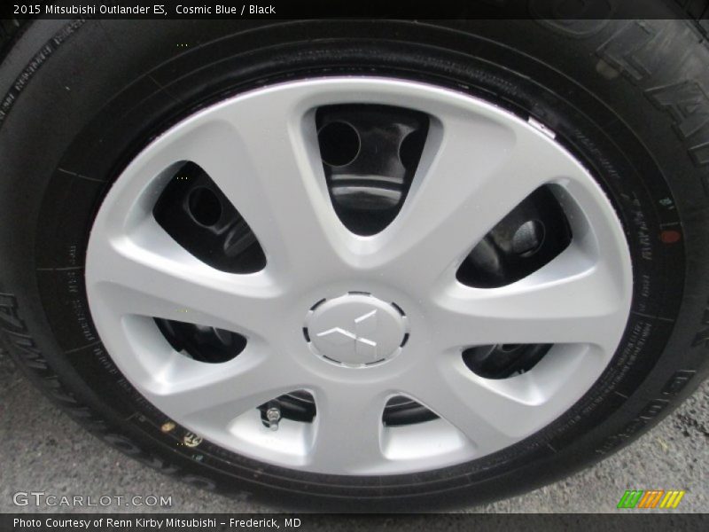 Cosmic Blue / Black 2015 Mitsubishi Outlander ES