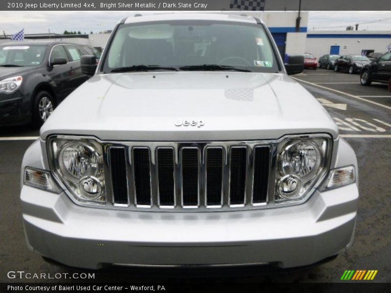 Bright Silver Metallic / Dark Slate Gray 2010 Jeep Liberty Limited 4x4