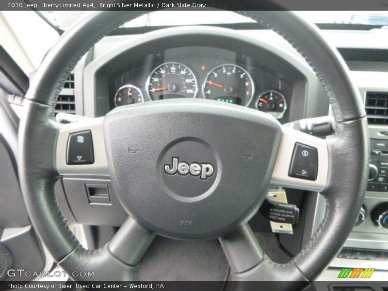 Bright Silver Metallic / Dark Slate Gray 2010 Jeep Liberty Limited 4x4