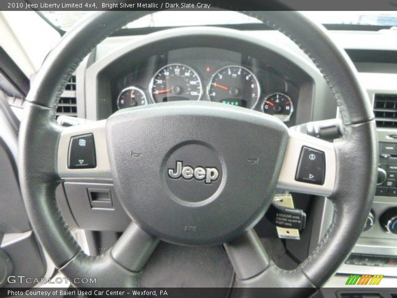 Bright Silver Metallic / Dark Slate Gray 2010 Jeep Liberty Limited 4x4