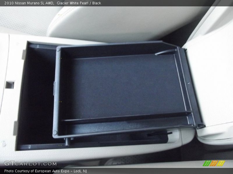 Glacier White Pearl / Black 2010 Nissan Murano SL AWD