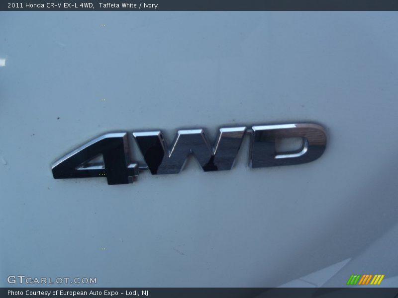 Taffeta White / Ivory 2011 Honda CR-V EX-L 4WD
