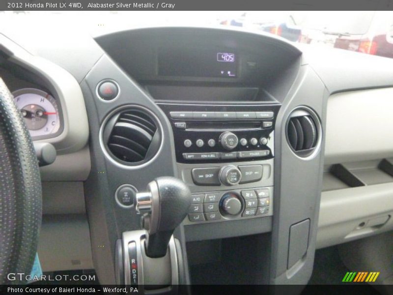 Alabaster Silver Metallic / Gray 2012 Honda Pilot LX 4WD
