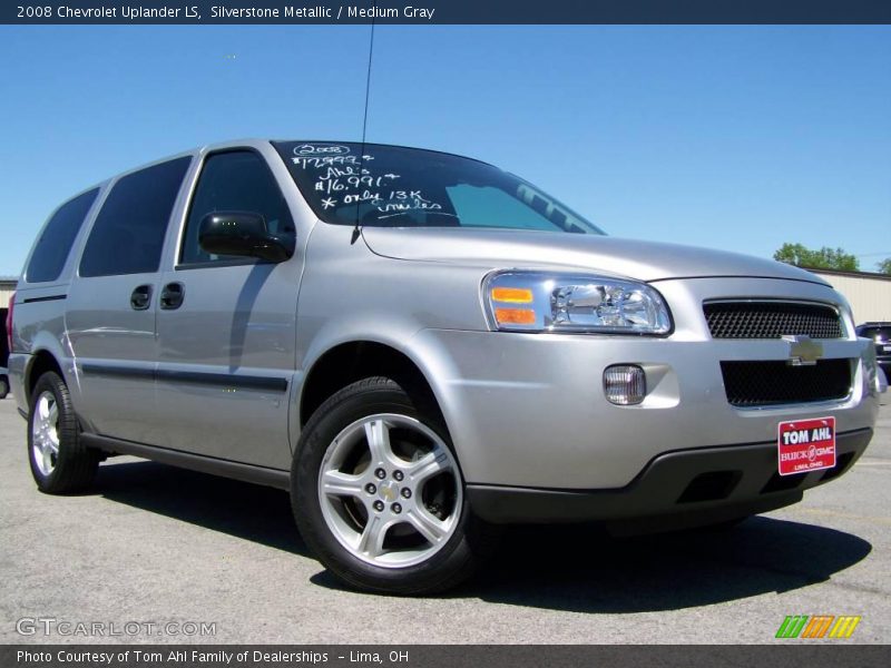 Silverstone Metallic / Medium Gray 2008 Chevrolet Uplander LS