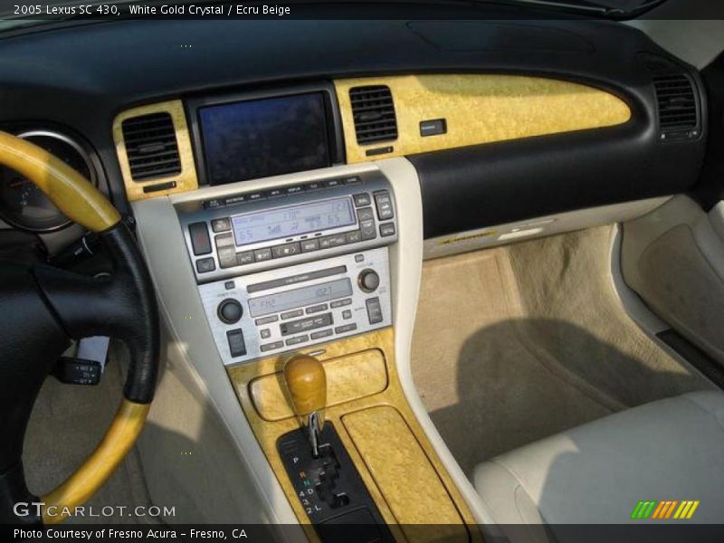 White Gold Crystal / Ecru Beige 2005 Lexus SC 430