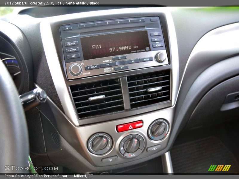 Ice Silver Metallic / Black 2012 Subaru Forester 2.5 X
