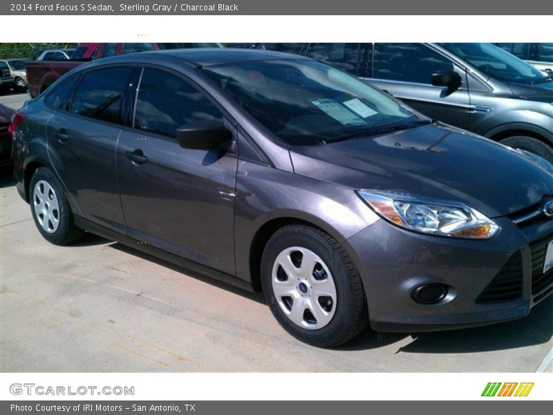 Sterling Gray / Charcoal Black 2014 Ford Focus S Sedan