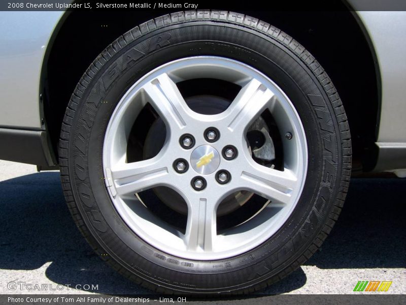 Silverstone Metallic / Medium Gray 2008 Chevrolet Uplander LS