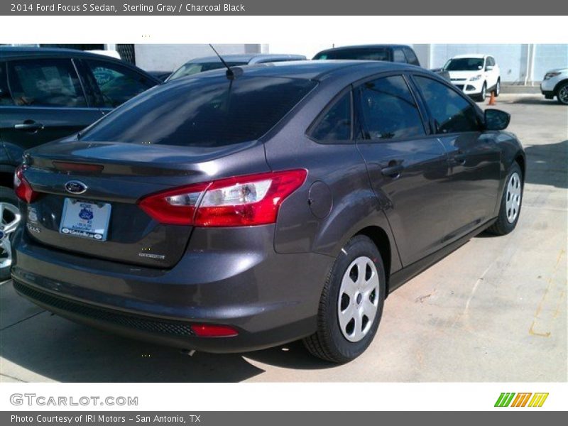 Sterling Gray / Charcoal Black 2014 Ford Focus S Sedan
