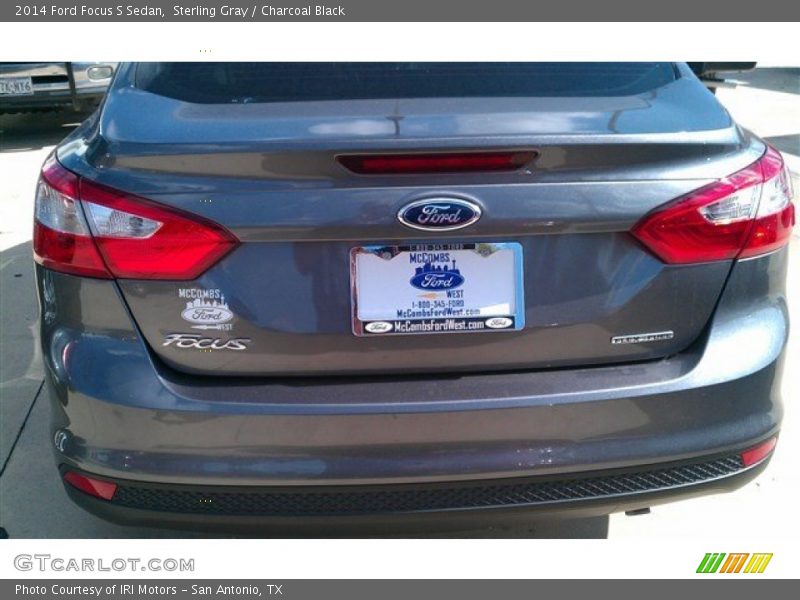 Sterling Gray / Charcoal Black 2014 Ford Focus S Sedan