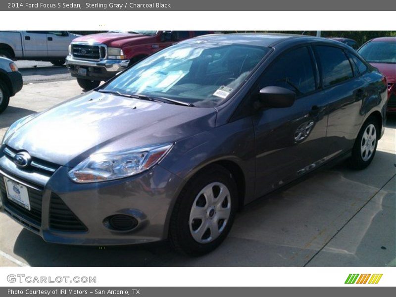 Sterling Gray / Charcoal Black 2014 Ford Focus S Sedan