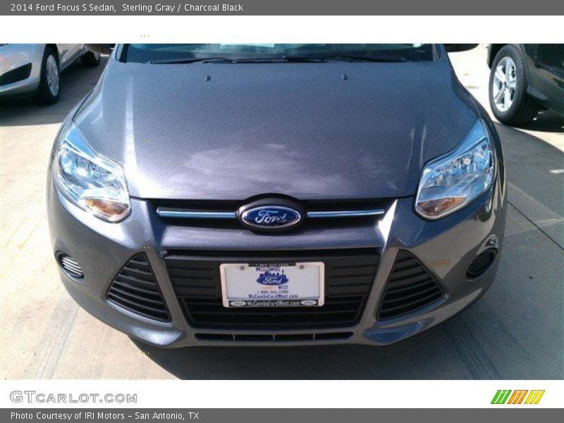 Sterling Gray / Charcoal Black 2014 Ford Focus S Sedan