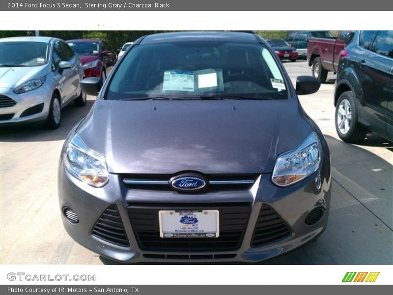 Sterling Gray / Charcoal Black 2014 Ford Focus S Sedan