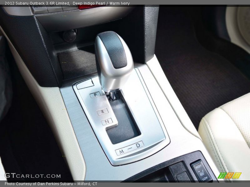 Deep Indigo Pearl / Warm Ivory 2012 Subaru Outback 3.6R Limited