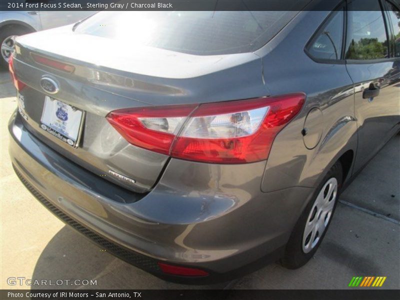 Sterling Gray / Charcoal Black 2014 Ford Focus S Sedan