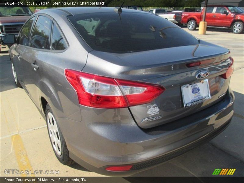 Sterling Gray / Charcoal Black 2014 Ford Focus S Sedan