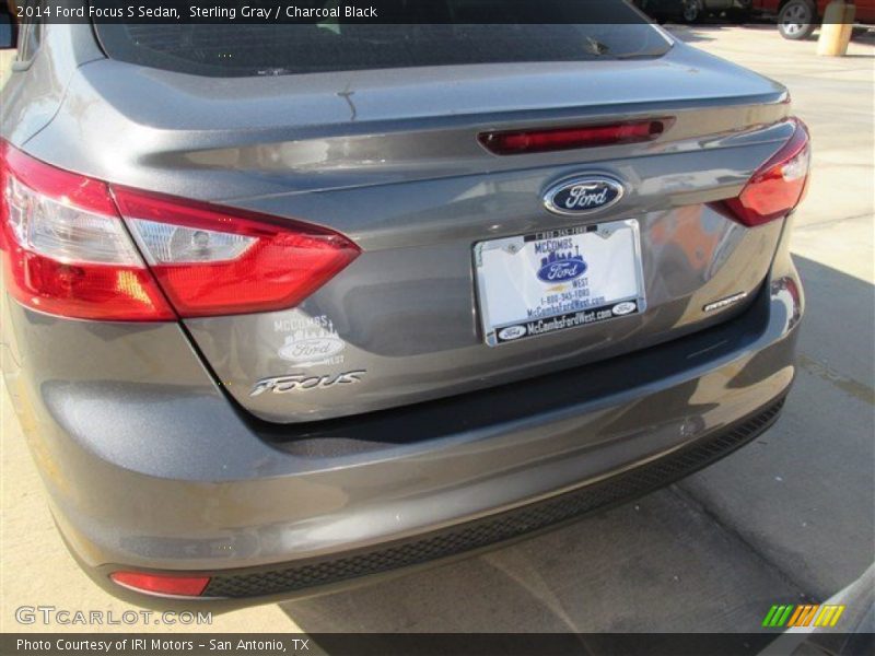Sterling Gray / Charcoal Black 2014 Ford Focus S Sedan