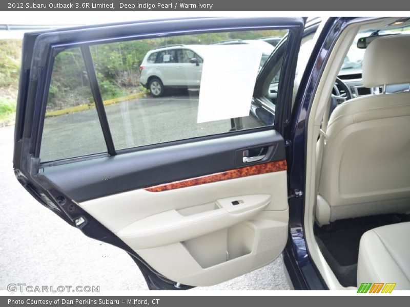 Deep Indigo Pearl / Warm Ivory 2012 Subaru Outback 3.6R Limited