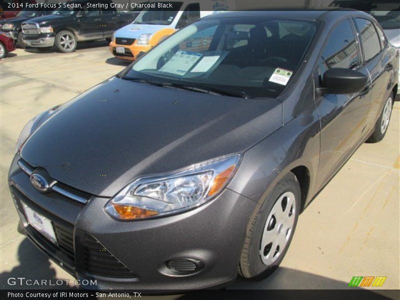 Sterling Gray / Charcoal Black 2014 Ford Focus S Sedan