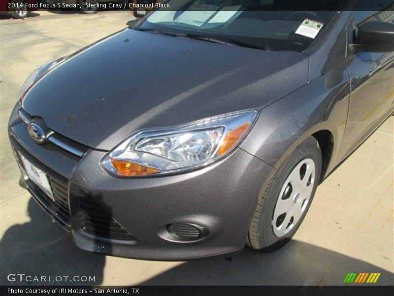 Sterling Gray / Charcoal Black 2014 Ford Focus S Sedan