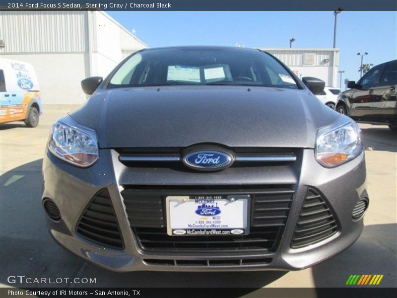 Sterling Gray / Charcoal Black 2014 Ford Focus S Sedan