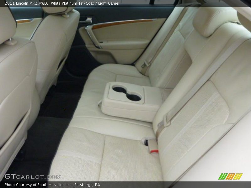 White Platinum Tri-Coat / Light Camel 2011 Lincoln MKZ AWD