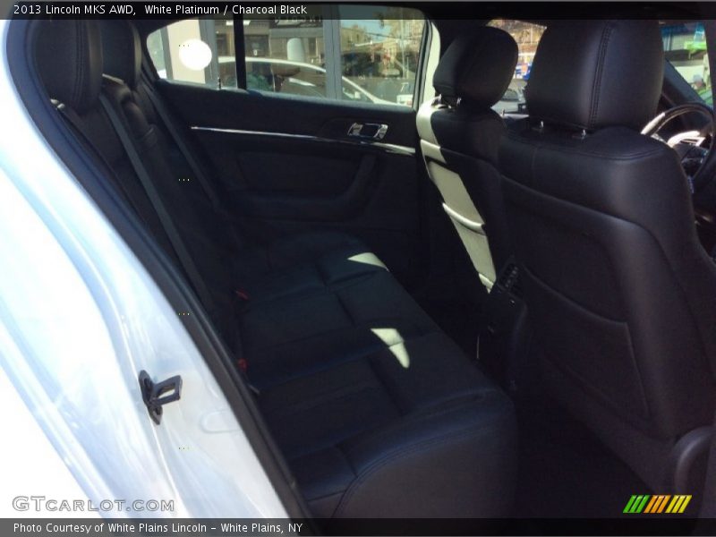 White Platinum / Charcoal Black 2013 Lincoln MKS AWD