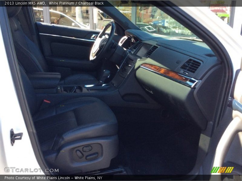 White Platinum / Charcoal Black 2013 Lincoln MKS AWD