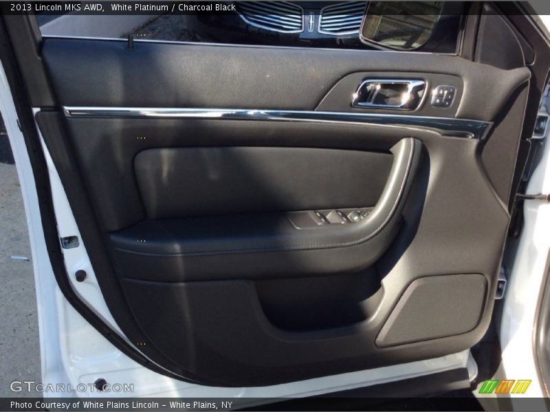 White Platinum / Charcoal Black 2013 Lincoln MKS AWD