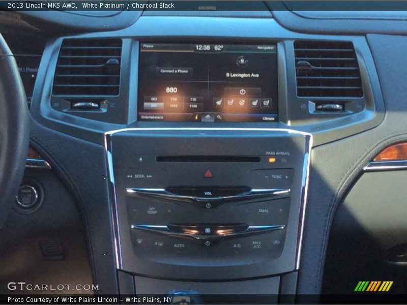 White Platinum / Charcoal Black 2013 Lincoln MKS AWD