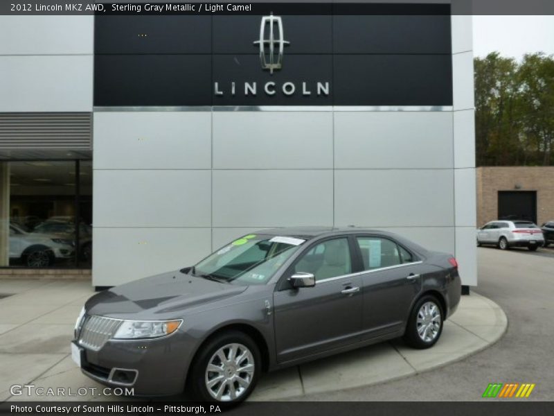 Sterling Gray Metallic / Light Camel 2012 Lincoln MKZ AWD