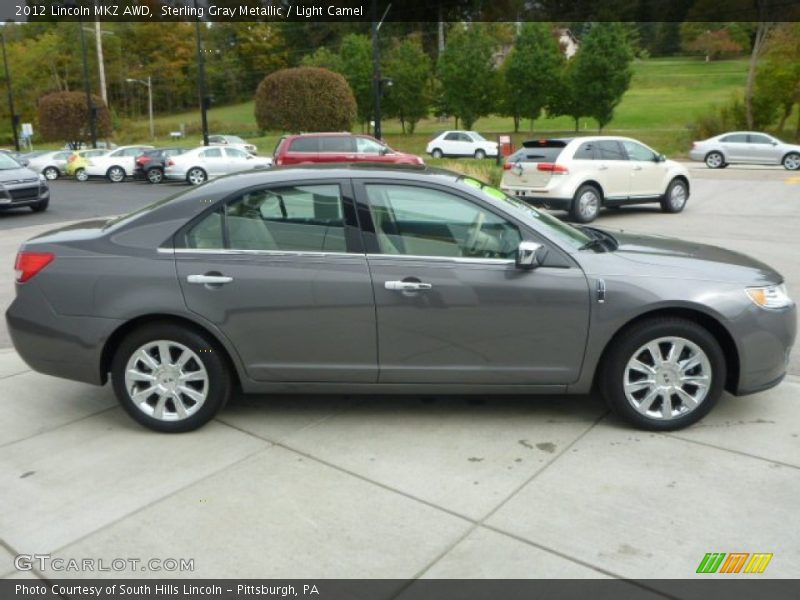 Sterling Gray Metallic / Light Camel 2012 Lincoln MKZ AWD