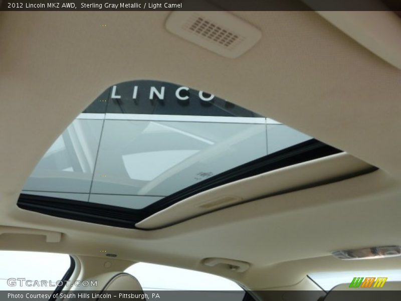 Sterling Gray Metallic / Light Camel 2012 Lincoln MKZ AWD