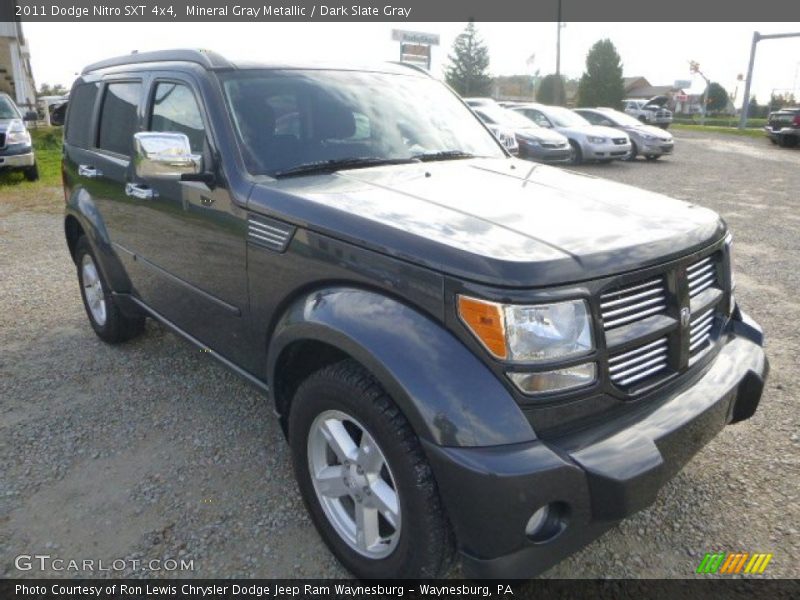 Mineral Gray Metallic / Dark Slate Gray 2011 Dodge Nitro SXT 4x4