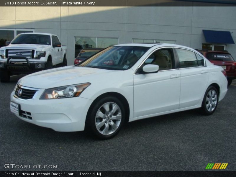 Taffeta White / Ivory 2010 Honda Accord EX Sedan