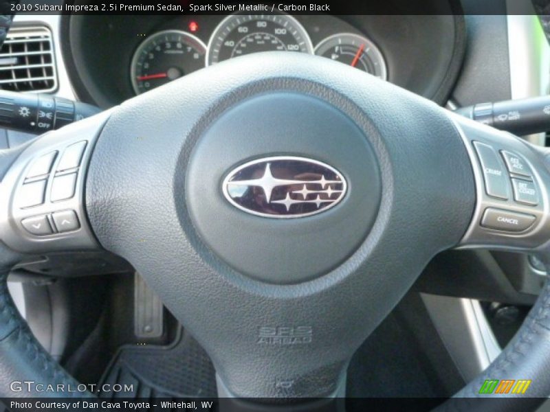 Spark Silver Metallic / Carbon Black 2010 Subaru Impreza 2.5i Premium Sedan