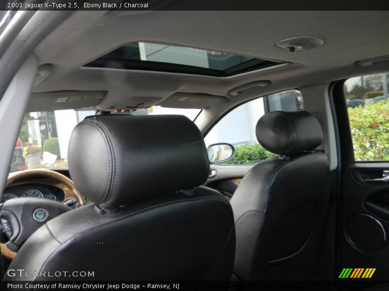 Ebony Black / Charcoal 2003 Jaguar X-Type 2.5