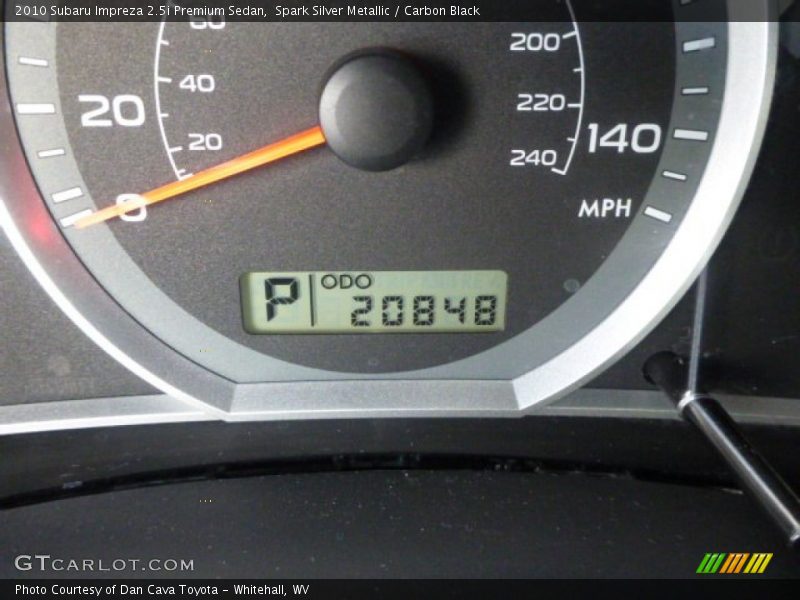 Spark Silver Metallic / Carbon Black 2010 Subaru Impreza 2.5i Premium Sedan