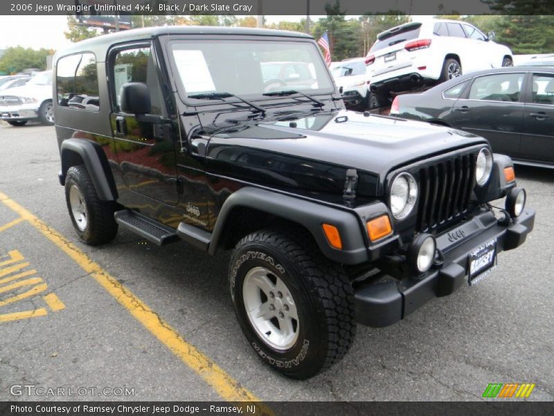 Black / Dark Slate Gray 2006 Jeep Wrangler Unlimited 4x4