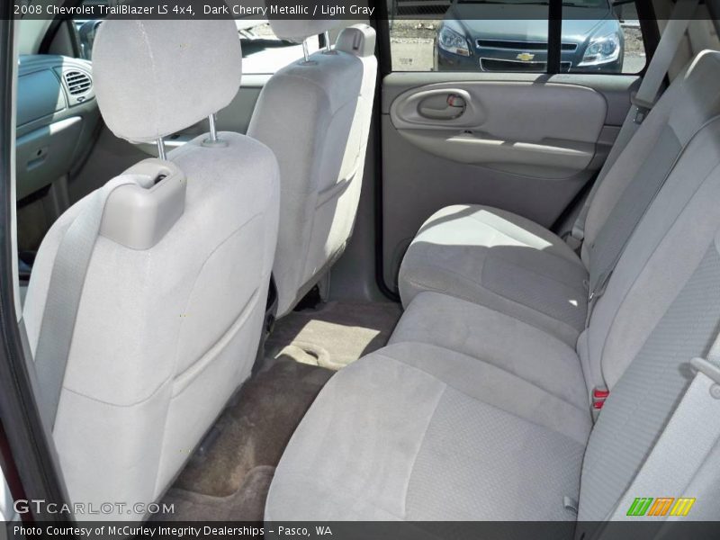 Dark Cherry Metallic / Light Gray 2008 Chevrolet TrailBlazer LS 4x4