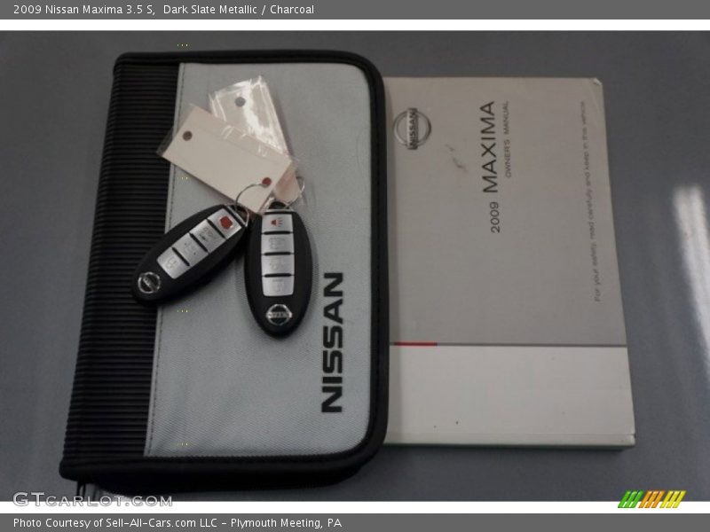 Dark Slate Metallic / Charcoal 2009 Nissan Maxima 3.5 S