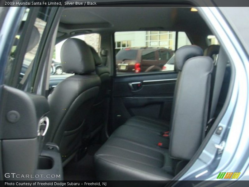 Silver Blue / Black 2009 Hyundai Santa Fe Limited